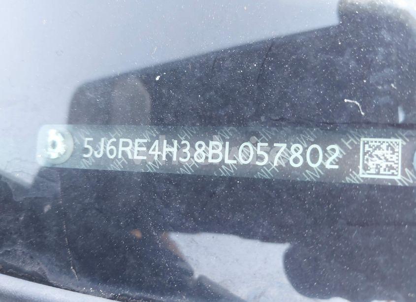 Photo 9 of 2011 Honda Cr-v LX (VIN 5J6RE4H38BL057802)