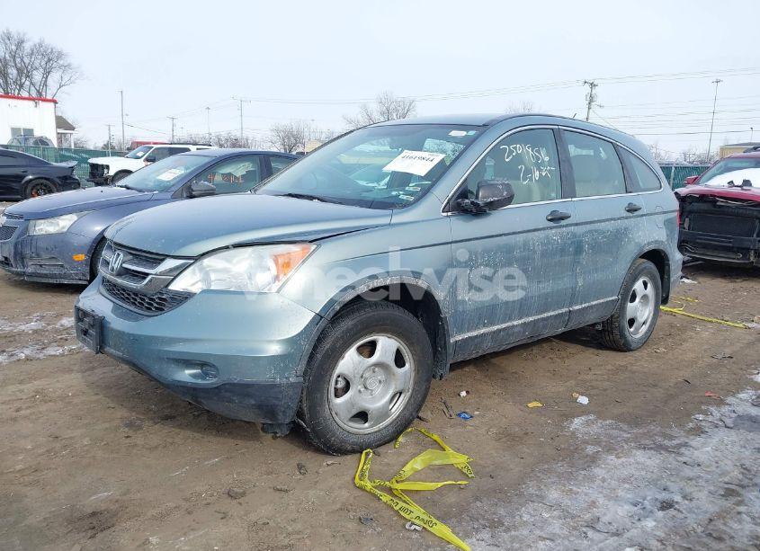 Photo 2 of 2010 Honda Cr-v LX (VIN 5J6RE4H39AL013788)