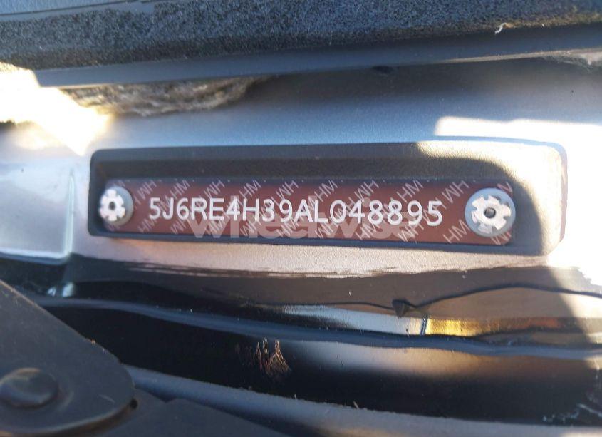 Photo 9 of 2010 Honda Cr-v LX (VIN 5J6RE4H39AL048895)