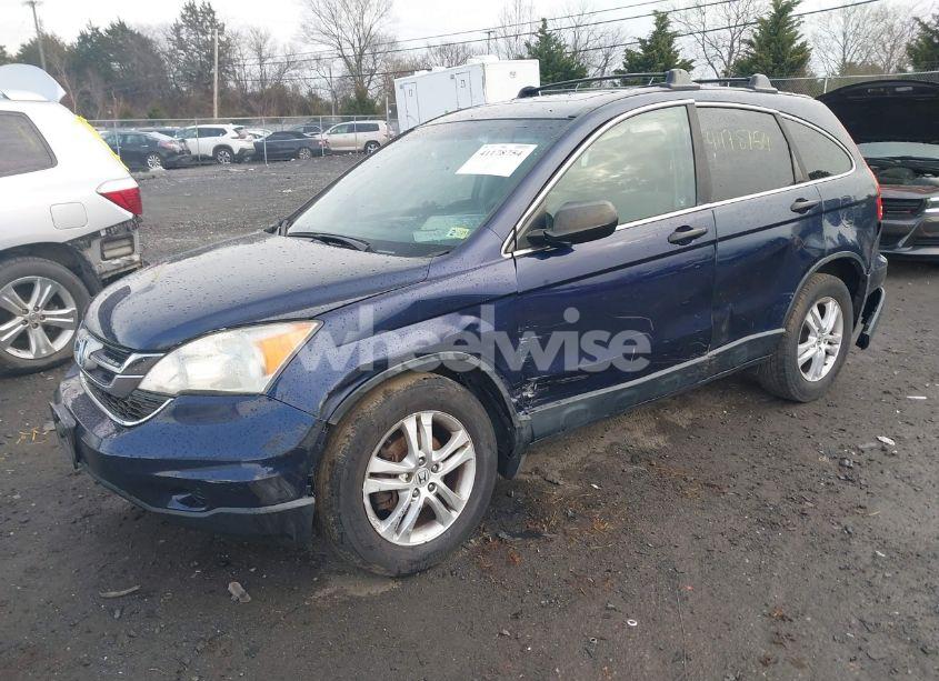 Photo 2 of 2010 Honda Cr-v EX (VIN 5J6RE4H51AL025984)