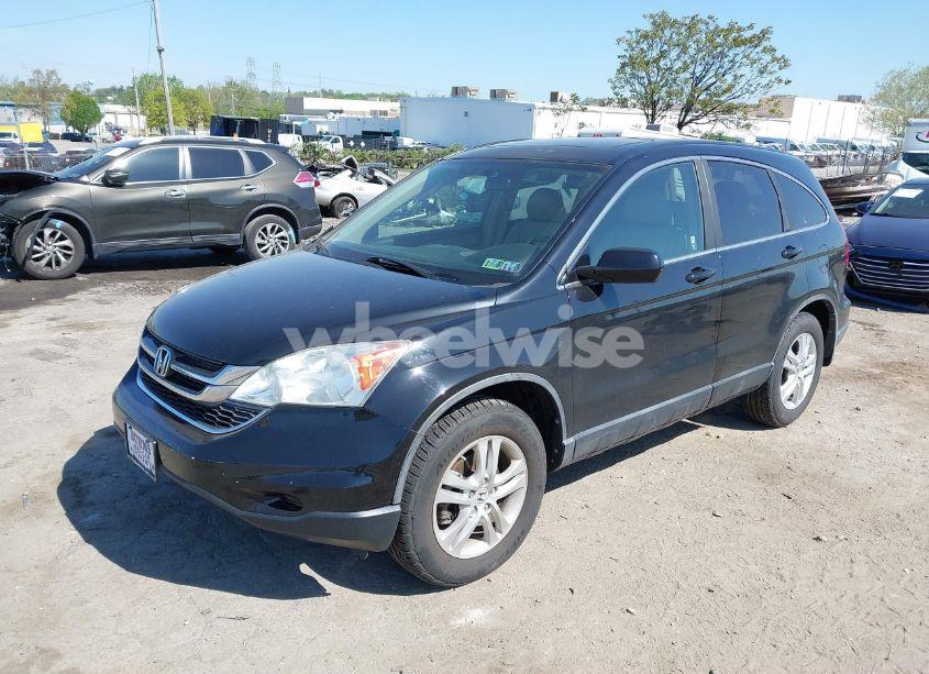 Photo 2 of 2010 Honda Cr-v EX-L (VIN 5J6RE4H70AL067645)