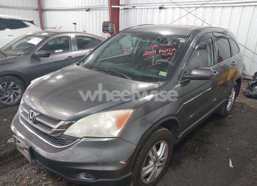 Photo 2 of 2011 Honda Cr-v EX-L (VIN 5J6RE4H72BL101215)