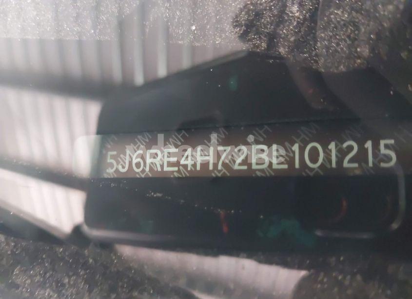 Photo 9 of 2011 Honda Cr-v EX-L (VIN 5J6RE4H72BL101215)