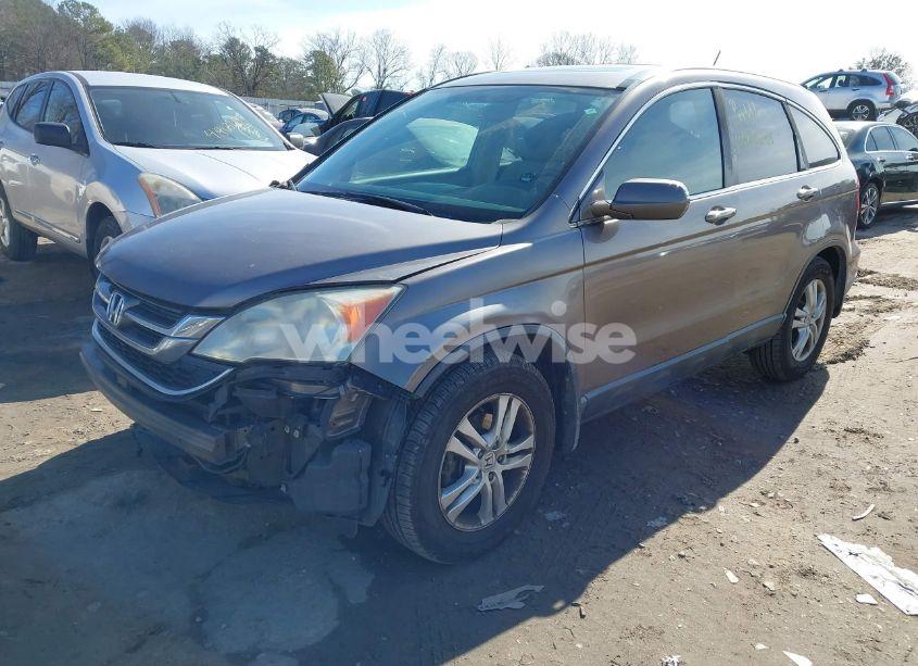 Photo 2 of 2010 Honda Cr-v EX-L (VIN 5J6RE4H73AL099487)