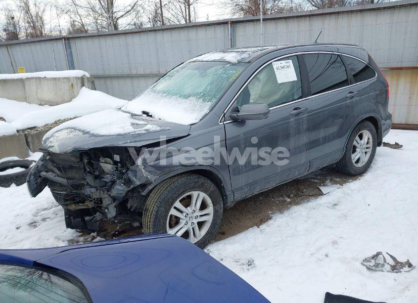 Photo 2 of 2010 Honda Cr-v EX-L (VIN 5J6RE4H74AL047673)