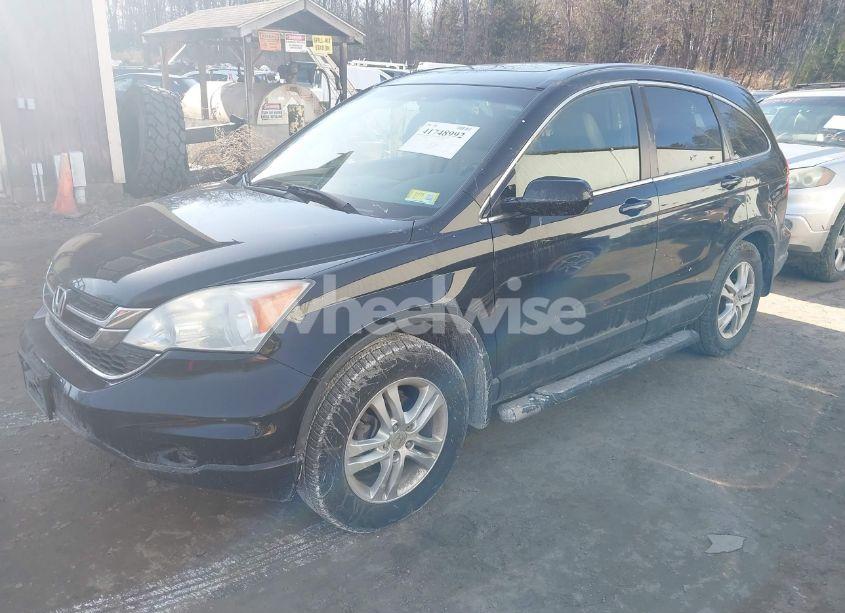 Photo 2 of 2010 Honda Cr-v EX-L (VIN 5J6RE4H75AL009109)