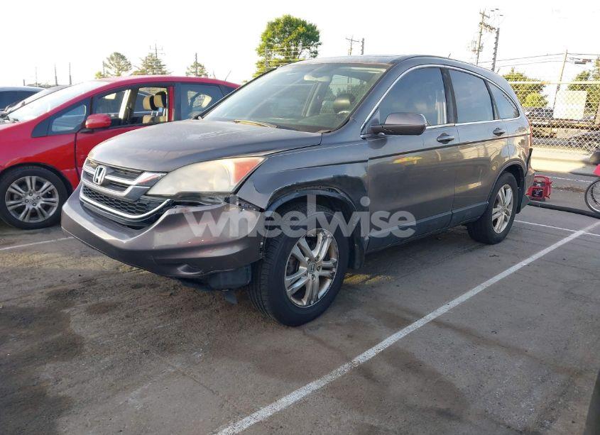 Photo 2 of 2010 Honda Cr-v EX-L (VIN 5J6RE4H76AL018319)