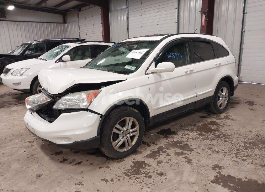 Photo 2 of 2010 Honda Cr-v EX-L (VIN 5J6RE4H76AL048629)