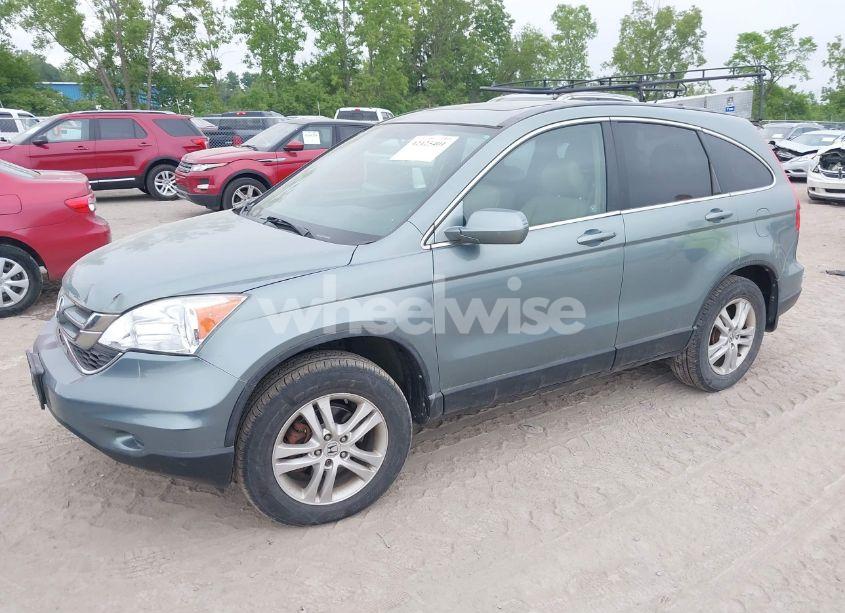 Photo 2 of 2010 Honda Cr-v EX-L (VIN 5J6RE4H76AL086572)