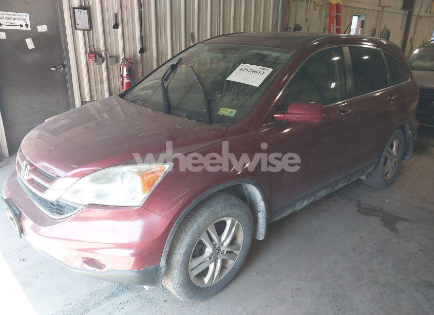 Photo 2 of 2010 Honda Cr-v EX-L (VIN 5J6RE4H77AL020371)