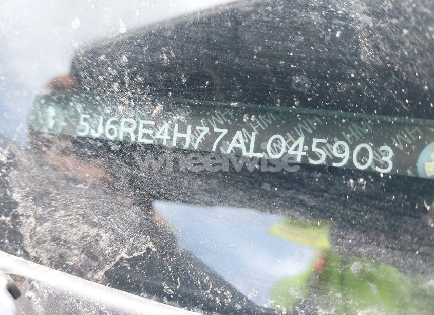 Photo 16 of 2010 Honda Cr-v EX-L (VIN 5J6RE4H77AL045903)