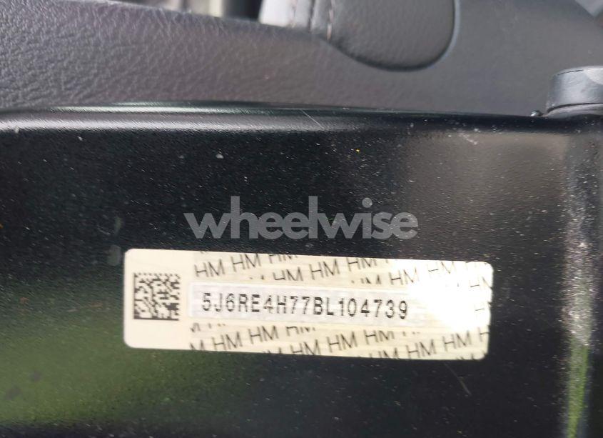 Photo 9 of 2011 Honda Cr-v EX-L (VIN 5J6RE4H77BL104739)