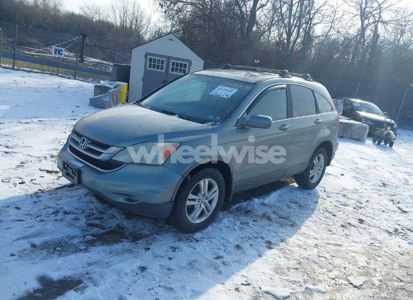 Photo 2 of 2011 Honda Cr-v EX-L (VIN 5J6RE4H79BL018753)