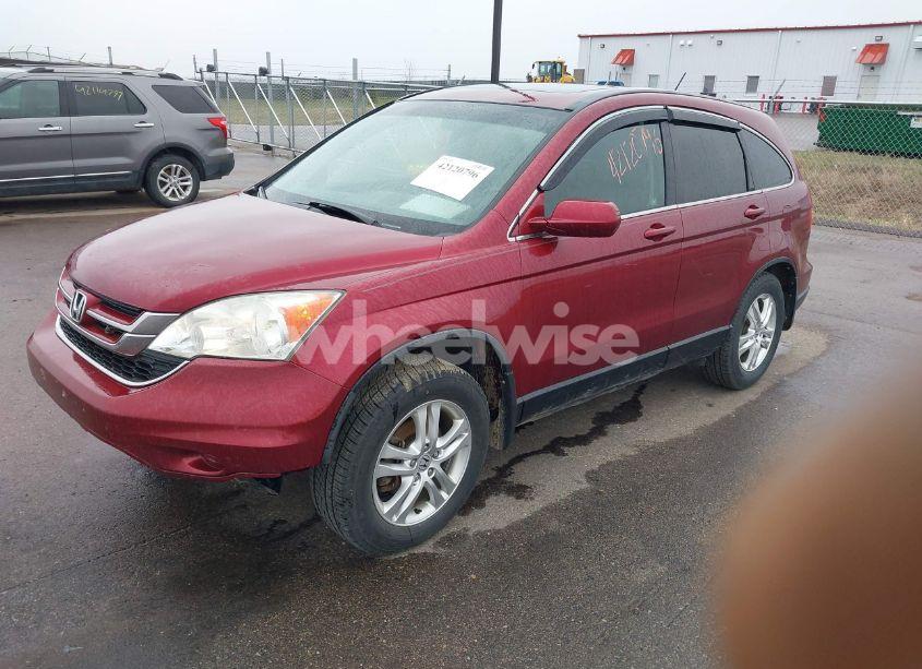Photo 2 of 2010 Honda Cr-v EX-L (VIN 5J6RE4H7XAL061660)