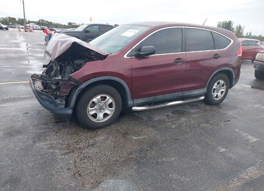 Photo 2 of 2013 Honda Cr-v LX (VIN 5J6RM3H31DL034801)
