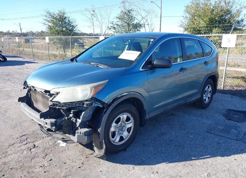 Photo 2 of 2013 Honda Cr-v LX (VIN 5J6RM3H32DL023175)