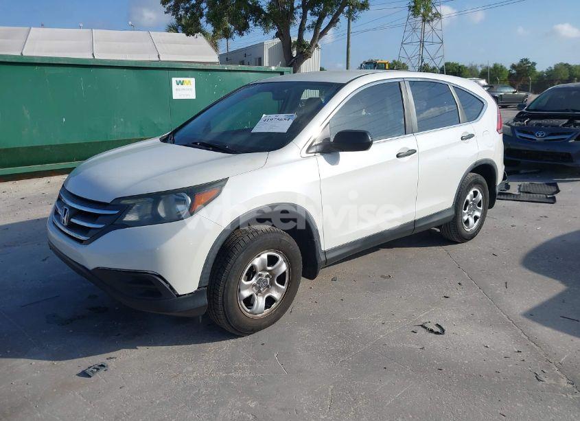 Photo 2 of 2013 Honda Cr-v LX (VIN 5J6RM3H38DL007918)