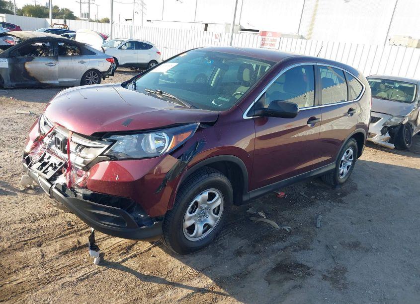 Photo 2 of 2013 Honda Cr-v LX (VIN 5J6RM3H3XDL045750)