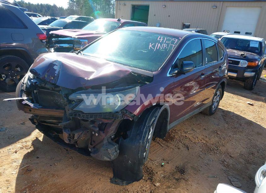 Photo 2 of 2014 Honda Cr-v LX (VIN 5J6RM3H3XEL044129)