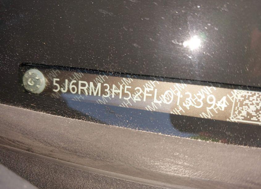 Photo 9 of 2015 Honda Cr-v EX (VIN 5J6RM3H52FL013394)