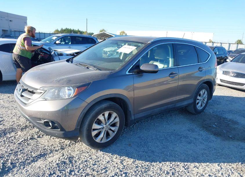 Photo 2 of 2013 Honda Cr-v EX-L (VIN 5J6RM3H71DL034929)