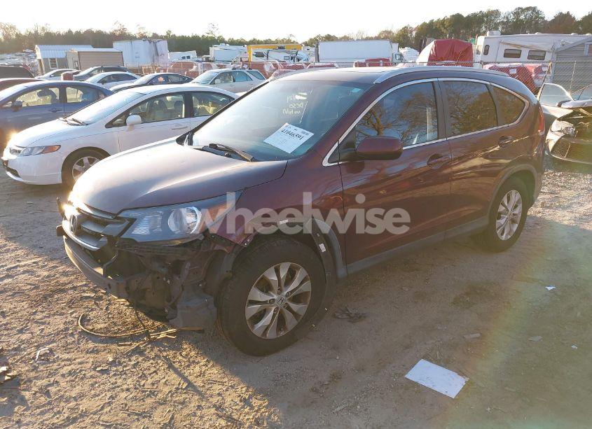 Photo 2 of 2014 Honda Cr-v EX-L (VIN 5J6RM3H71EL038741)