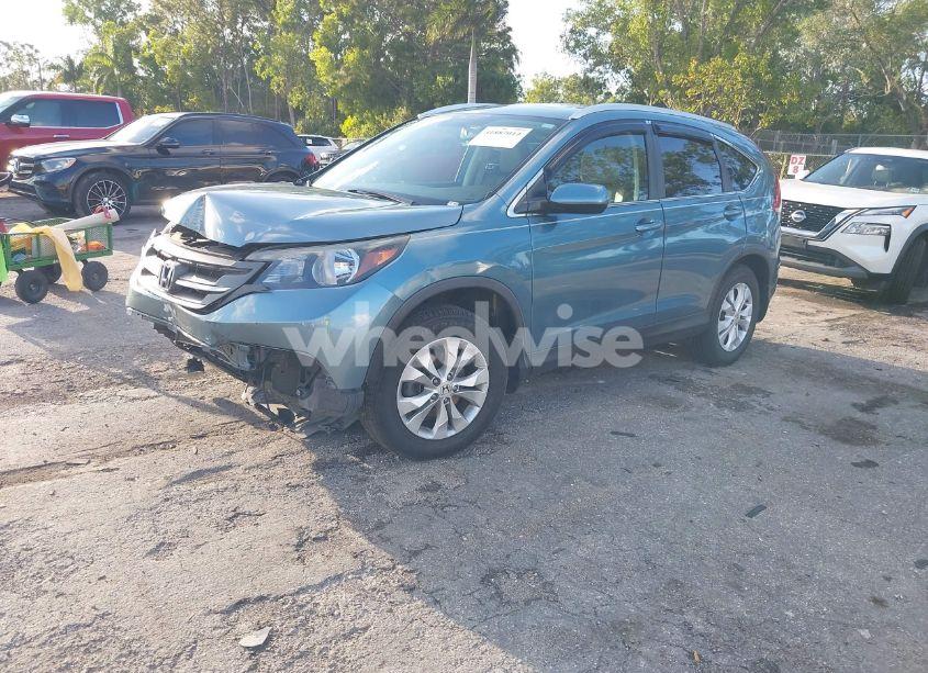 Photo 2 of 2013 Honda Cr-v EX-L (VIN 5J6RM3H73DL043017)