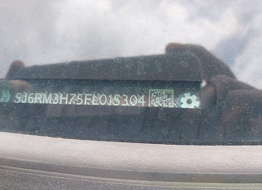 Photo 9 of 2015 Honda Cr-v EX-L (VIN 5J6RM3H75FL015304)