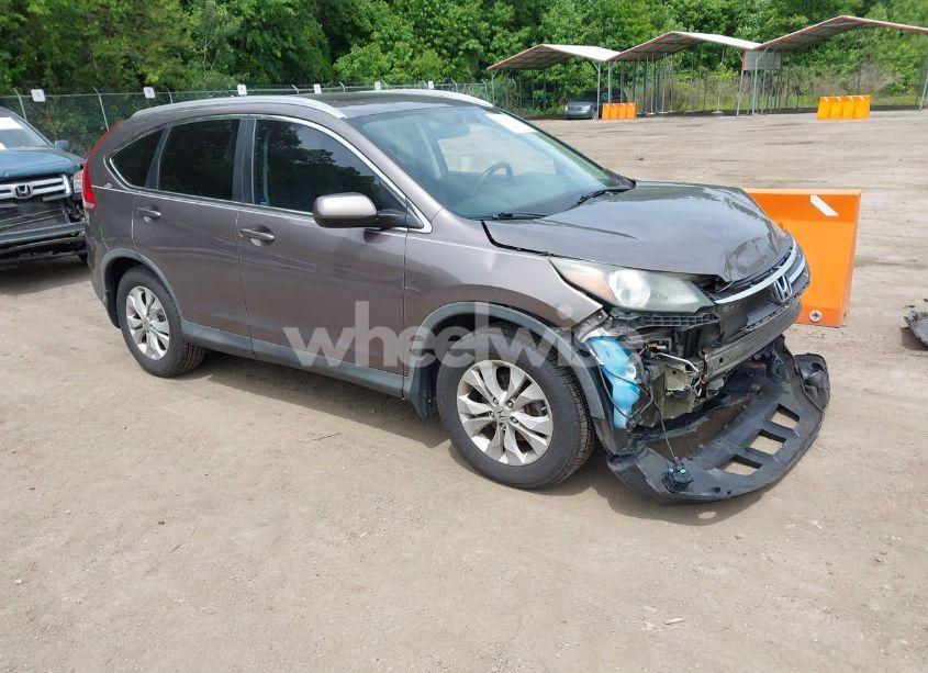 2013 Honda Cr-v EX-L (VIN 5J6RM3H76DL025191) main photo