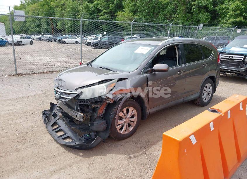 Photo 2 of 2013 Honda Cr-v EX-L (VIN 5J6RM3H76DL025191)