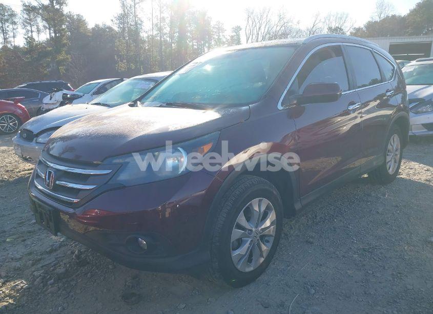 Photo 2 of 2012 Honda Cr-v EX-L (VIN 5J6RM3H79CL046504)