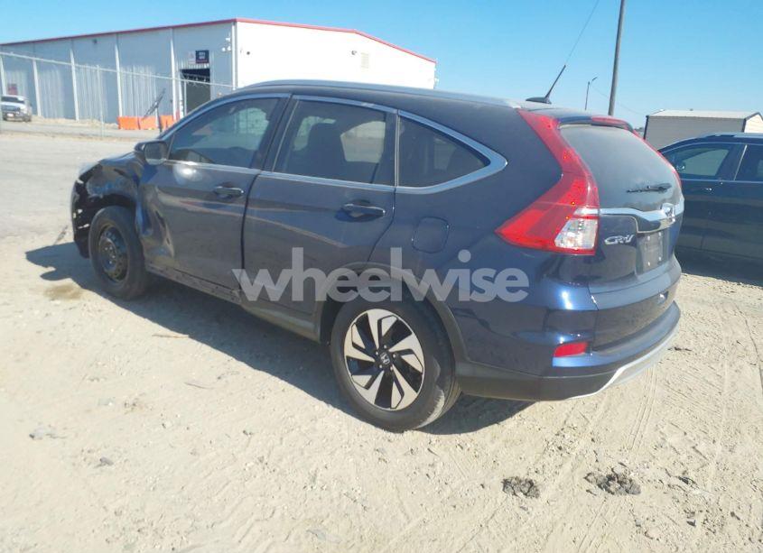 Photo 3 of 2016 Honda Cr-v TOURING (VIN 5J6RM3H92GL024450)