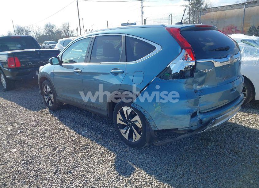Photo 3 of 2016 Honda Cr-v TOURING (VIN 5J6RM3H96GL010521)