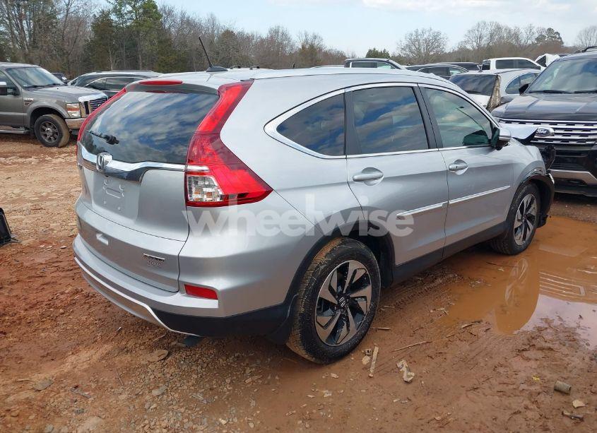 Photo 4 of 2015 Honda Cr-v TOURING (VIN 5J6RM3H9XFL017387)