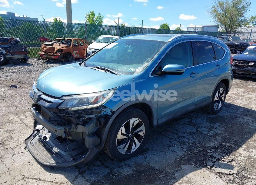 Photo 2 of 2016 Honda Cr-v TOURING (VIN 5J6RM3H9XGL016595)
