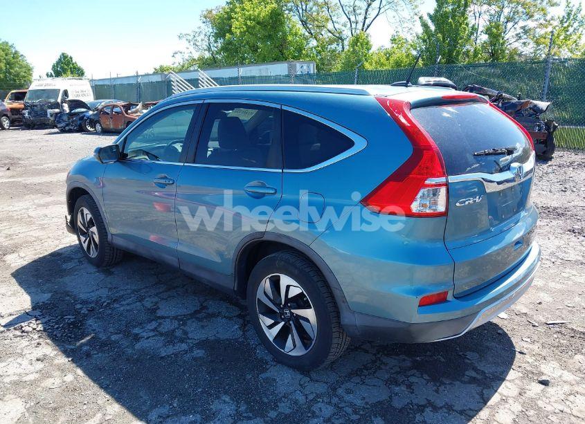 Photo 3 of 2016 Honda Cr-v TOURING (VIN 5J6RM3H9XGL016595)
