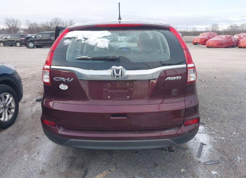 Photo 16 of 2015 Honda Cr-v LX (VIN 5J6RM4H30FL039710)