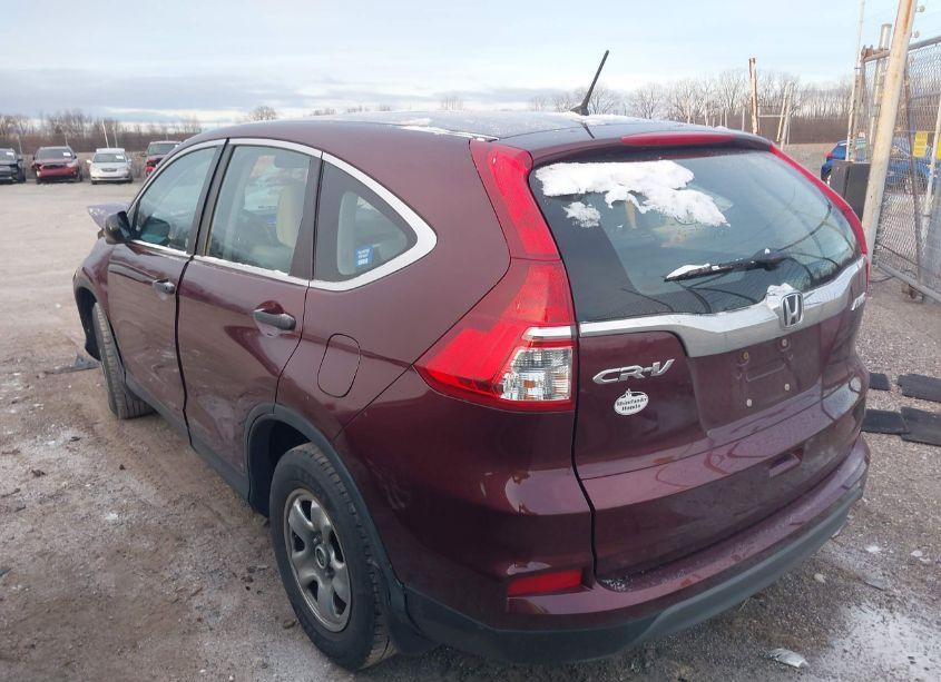 Photo 3 of 2015 Honda Cr-v LX (VIN 5J6RM4H30FL039710)
