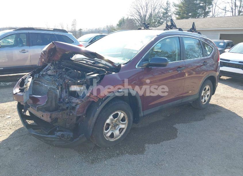Photo 2 of 2013 Honda Cr-v LX (VIN 5J6RM4H31DL024582)