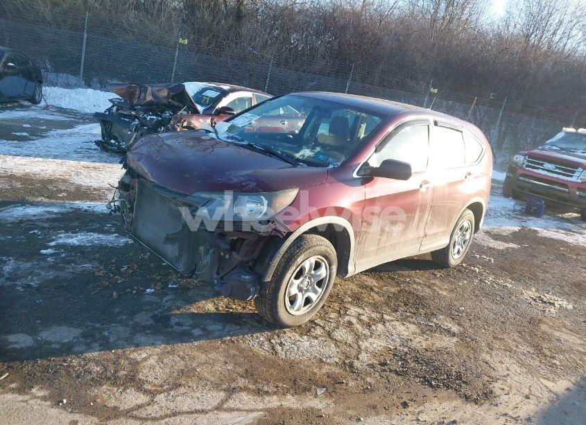 Photo 2 of 2014 Honda Cr-v LX (VIN 5J6RM4H31EL092396)