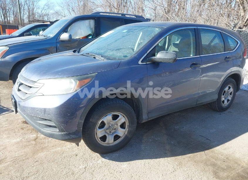 Photo 2 of 2012 Honda Cr-v LX (VIN 5J6RM4H32CL019678)