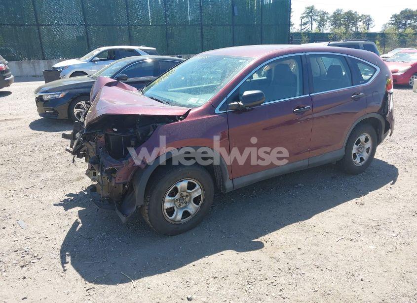 Photo 2 of 2012 Honda Cr-v LX (VIN 5J6RM4H32CL045438)