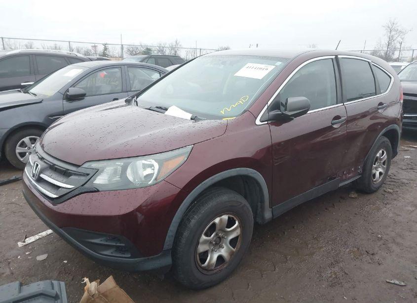 Photo 2 of 2012 Honda Cr-v LX (VIN 5J6RM4H32CL046315)