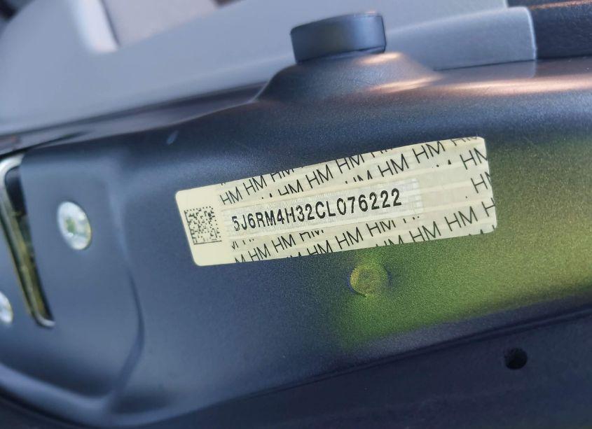 Photo 9 of 2012 Honda Cr-v LX (VIN 5J6RM4H32CL076222)