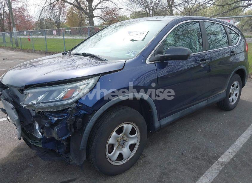 Photo 2 of 2015 Honda Cr-v LX (VIN 5J6RM4H32FL109529)