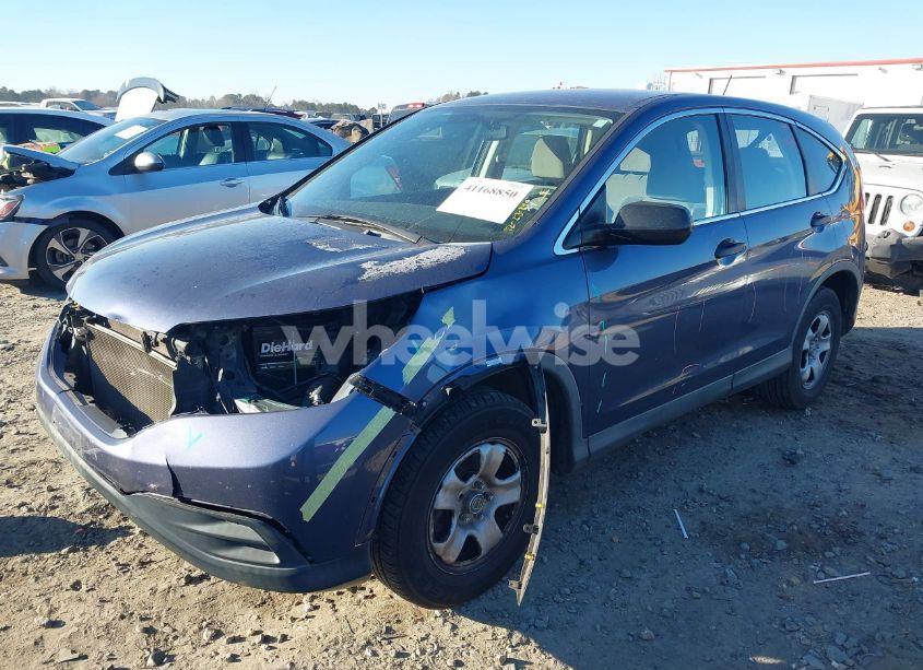 Photo 2 of 2012 Honda Cr-v LX (VIN 5J6RM4H33CL022038)