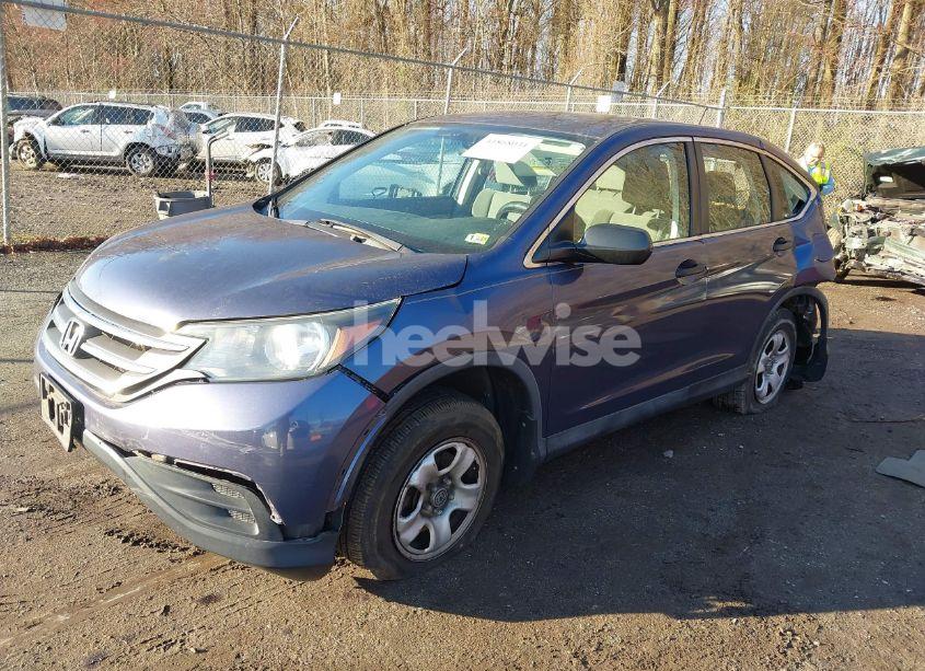 Photo 2 of 2012 Honda Cr-v LX (VIN 5J6RM4H33CL082546)