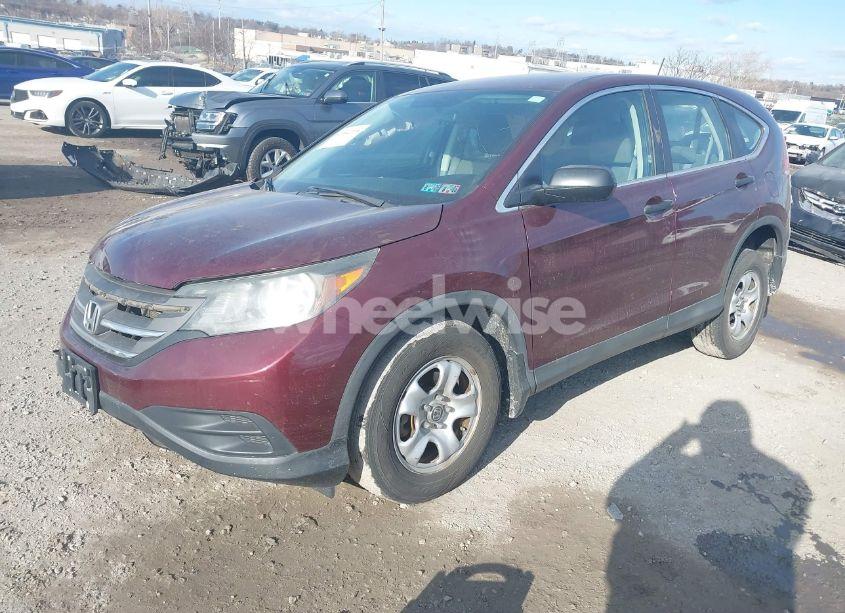 Photo 2 of 2013 Honda Cr-v LX (VIN 5J6RM4H33DL069815)
