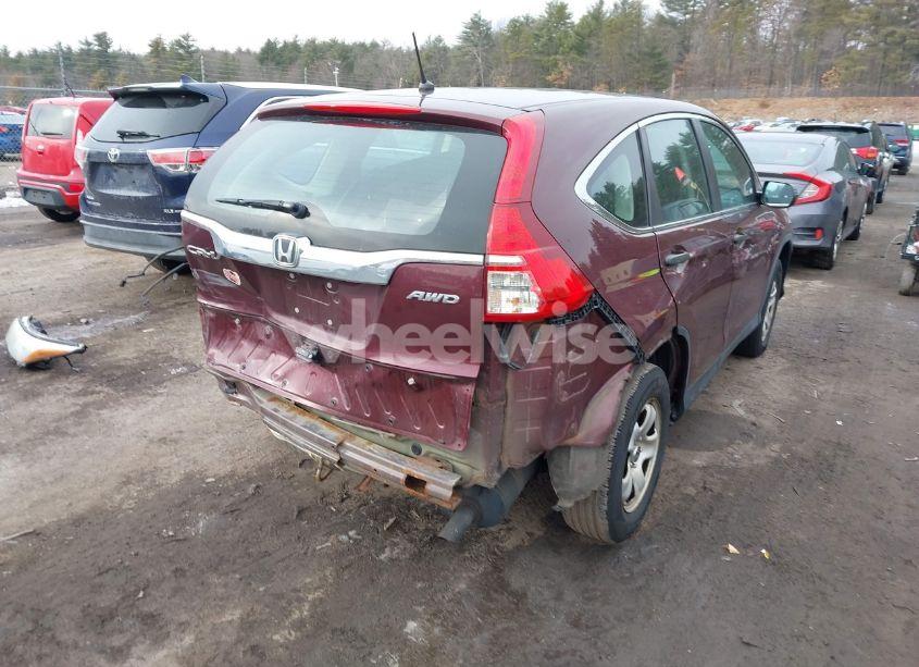 Photo 4 of 2015 Honda Cr-v LX (VIN 5J6RM4H33FL075083)