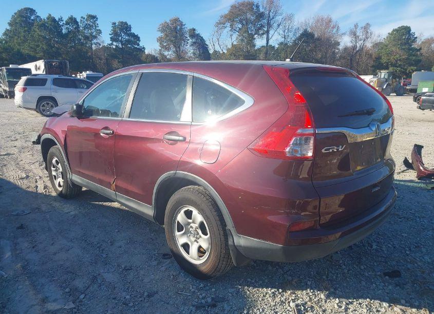 Photo 3 of 2015 Honda Cr-v LX (VIN 5J6RM4H33FL088934)